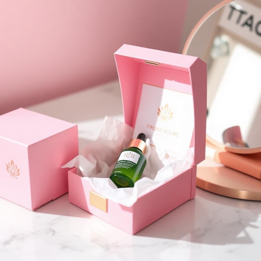 Cosmetic Packaging — finishing detail 2