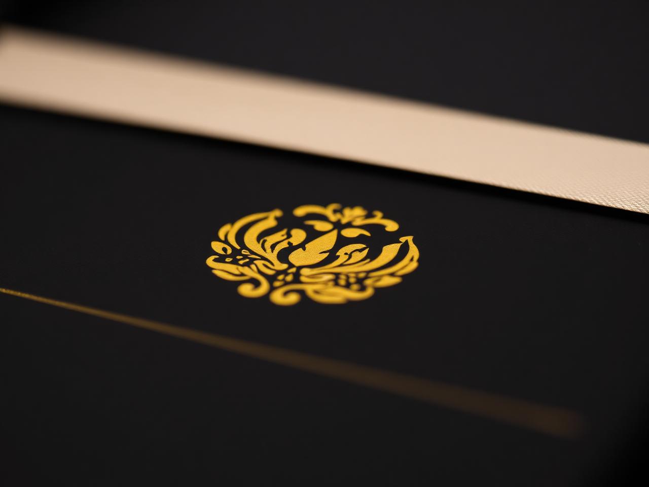 Gold foil finishing